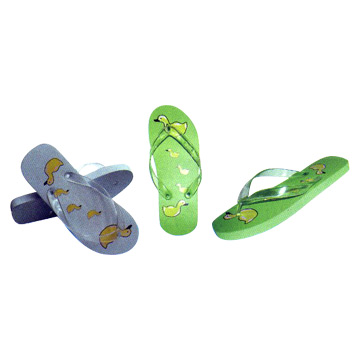 PVC and PE Material Slippers